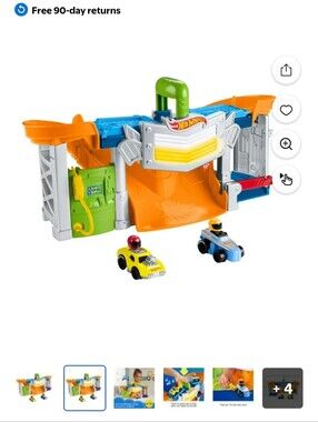Fisher Price Hot Wheels toddler race track Race and Go